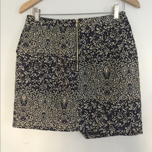 H&M asymmetrical faux wrap mini skirt cute - Picture 4 of 7
